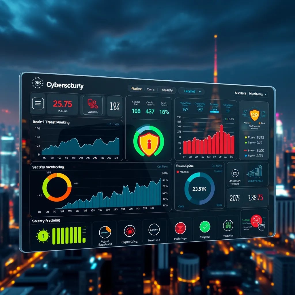Webcookoo cybersecurity platform - Modern digital interface showcasing 360-degree threat protection and monitoring capabilities