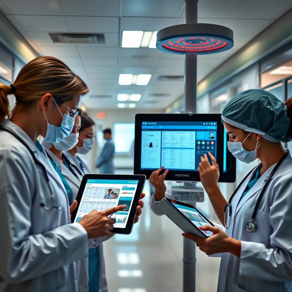MedOps hospital management system - Visually engaging healthcare platform for blockchain-based medical operations and patient care
