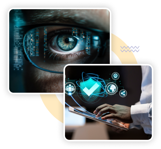 Cybersecurity solutions team providing comprehensive digital protection and threat analysis
